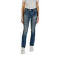 Blue Cotton Skinny Jeans