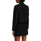 Schwarzer Blazer aus Polyester
