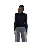 Schwarzes Viskose-Sweatshirt