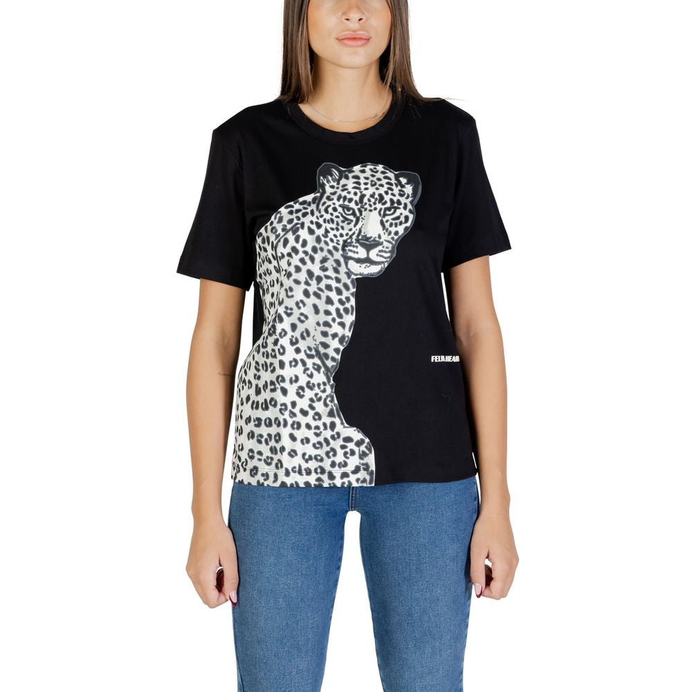 Black Cotton T-Shirt