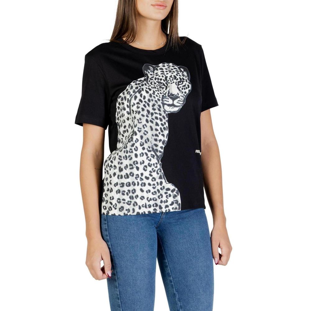 Black Cotton T-Shirt