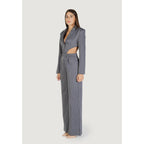 Grauer Polyester-Overall