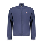 Blue Cotton Men Cardigan