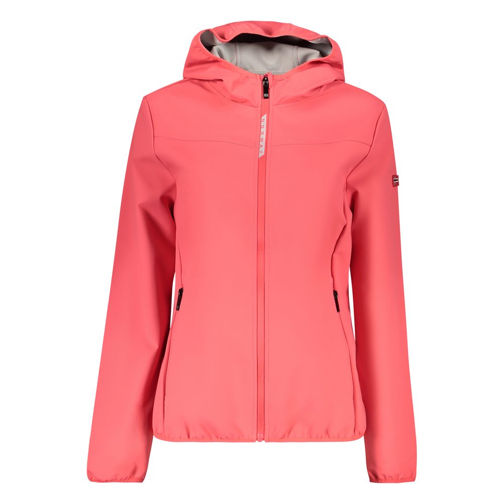 Pink Polyester Women's Jacket