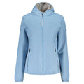 Hellblaue Polyester Damenjacke