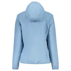 Hellblaue Polyester Damenjacke