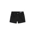 Black Cotton Shorts