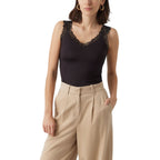 Black Viscose Tank Tops