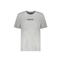 Graues Baumwoll-T-Shirt