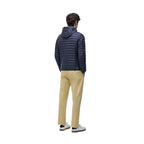 Blaue Polyamid-Shell-Jacke