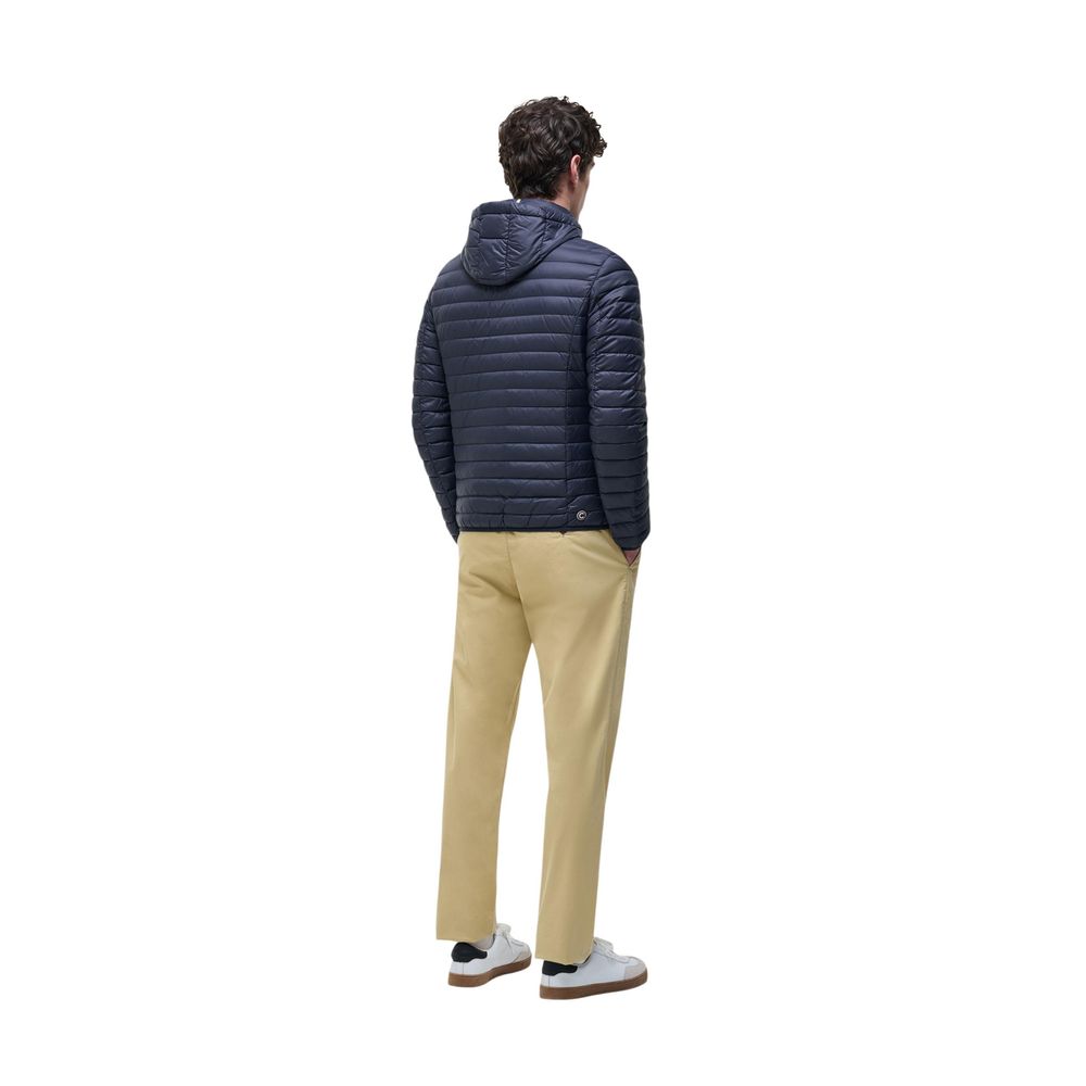 Blaue Polyamid-Shell-Jacke