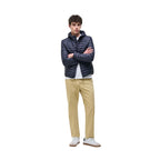 Blaue Polyamid-Shell-Jacke