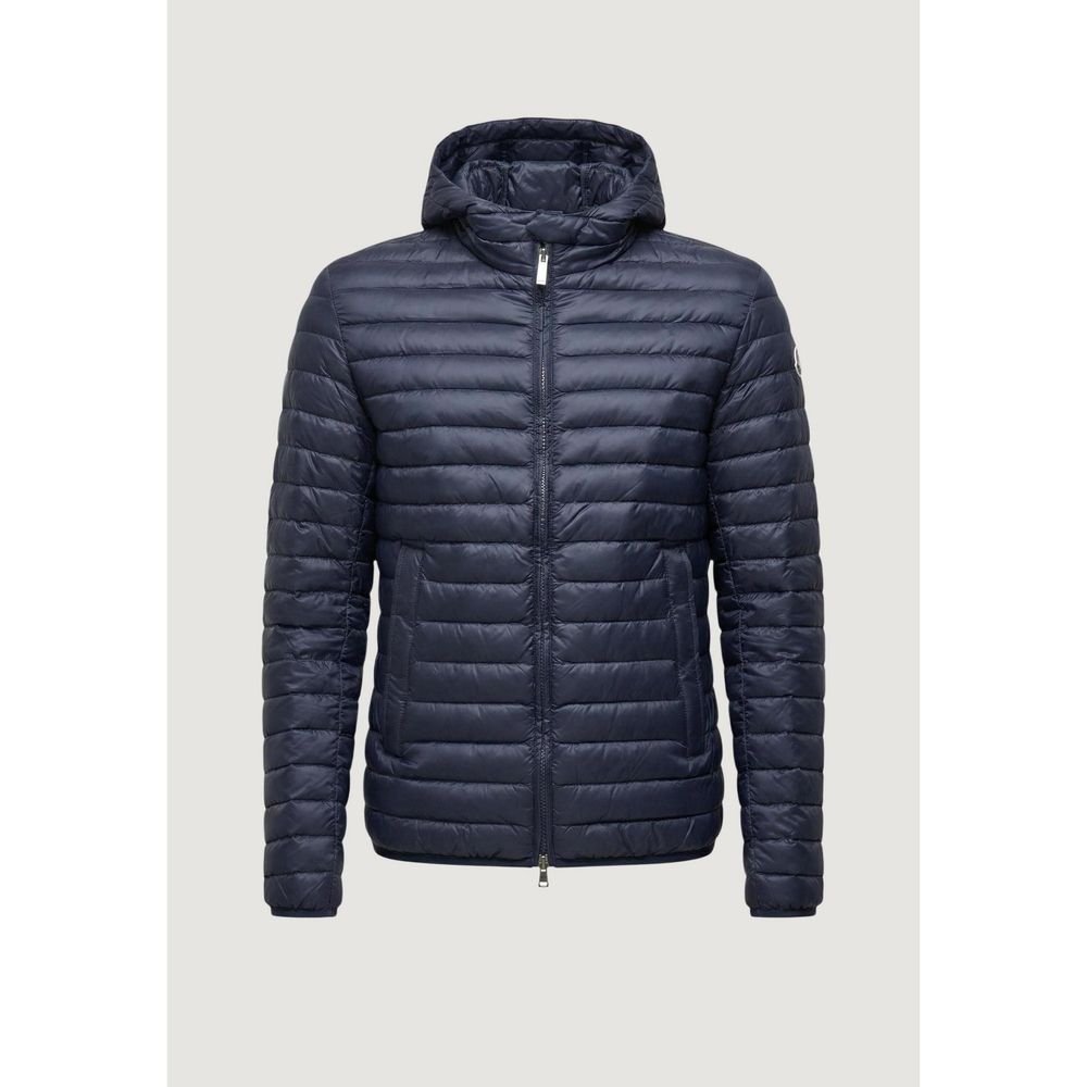 Blaue Polyamid-Shell-Jacke