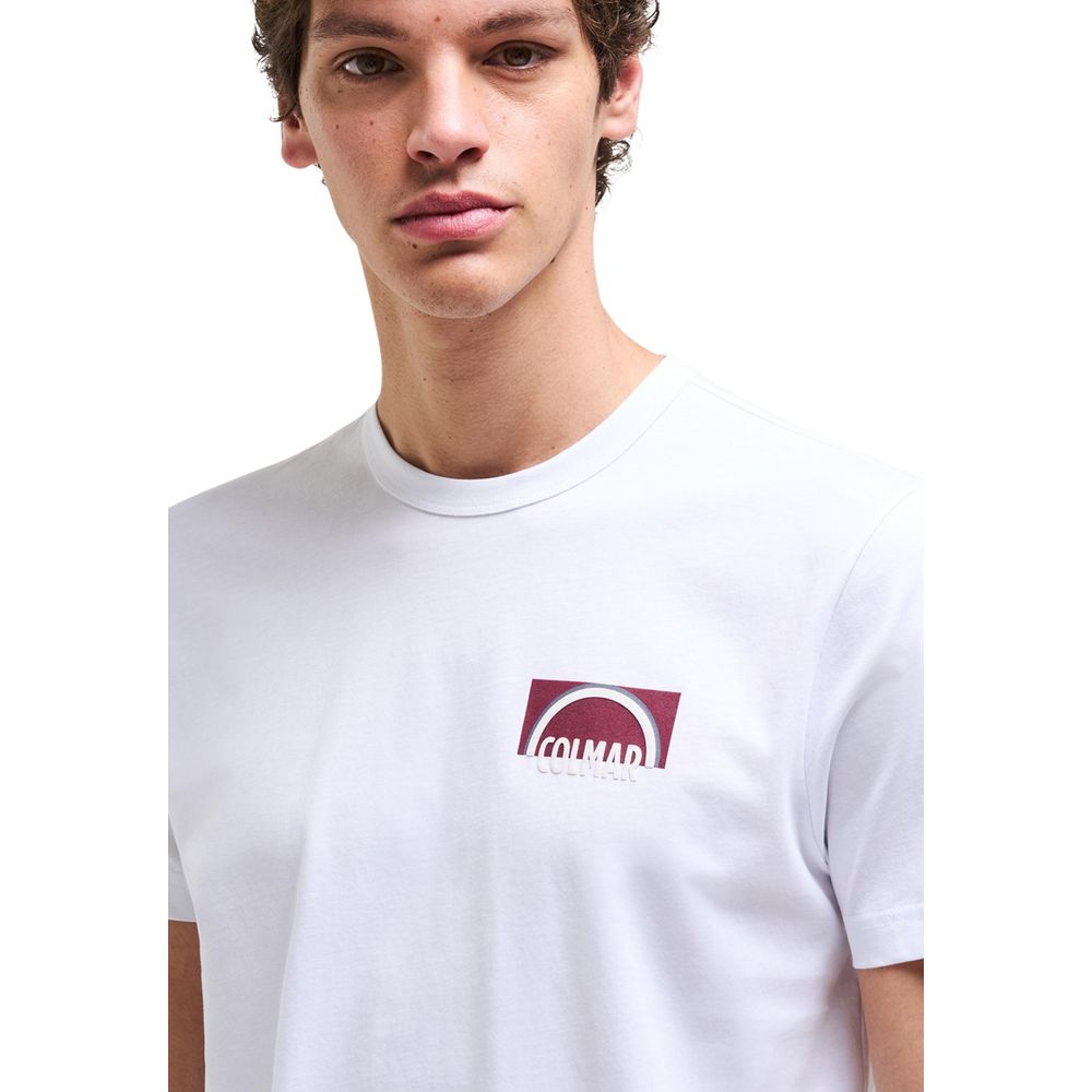 Weißes Baumwoll-T-Shirt