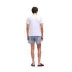 Weißes Baumwoll-T-Shirt