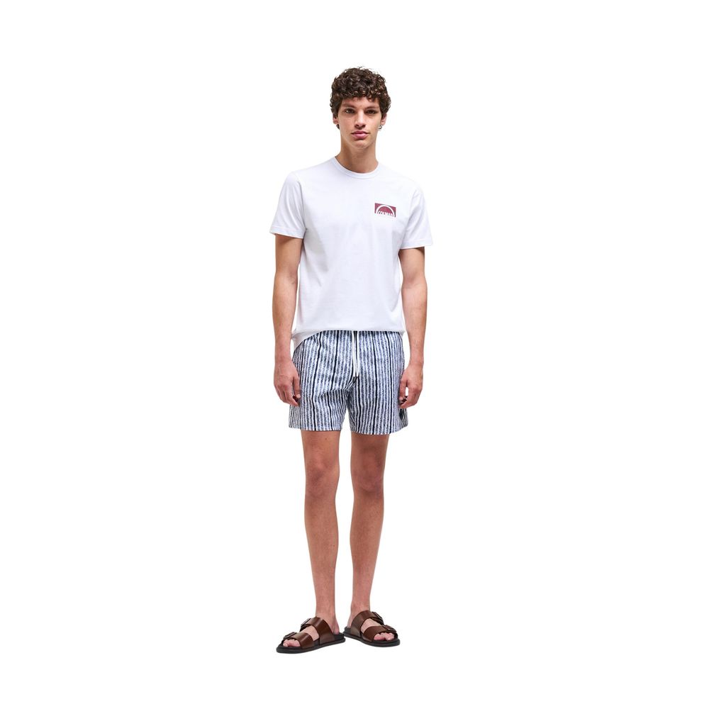 Weißes Baumwoll-T-Shirt