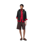 Schwarze Polyamid-Shell-Jacke