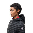 Schwarze Polyamid-Shell-Jacke
