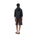 Schwarze Polyamid-Shell-Jacke
