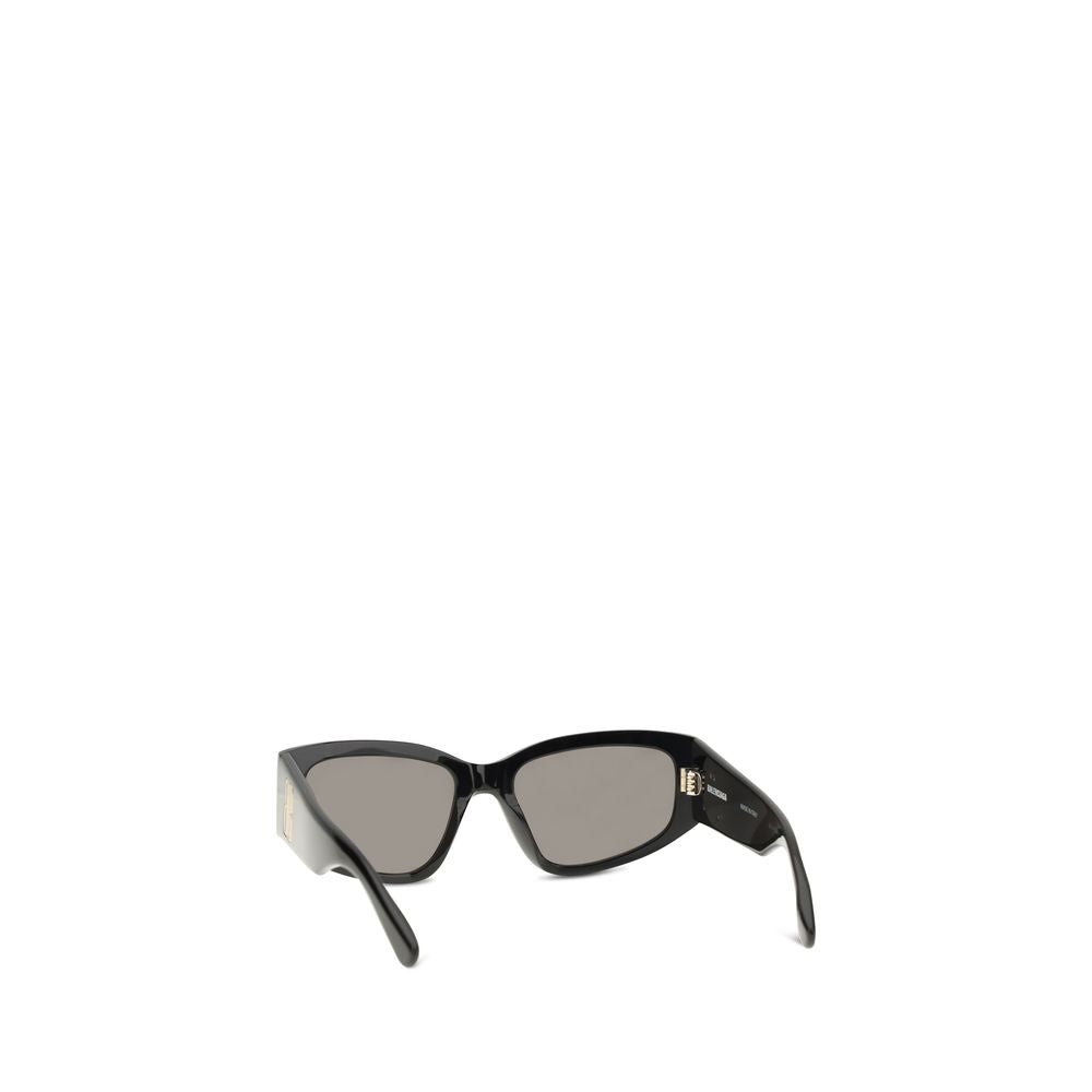 Schwarze Sonnenbrille aus Acetat