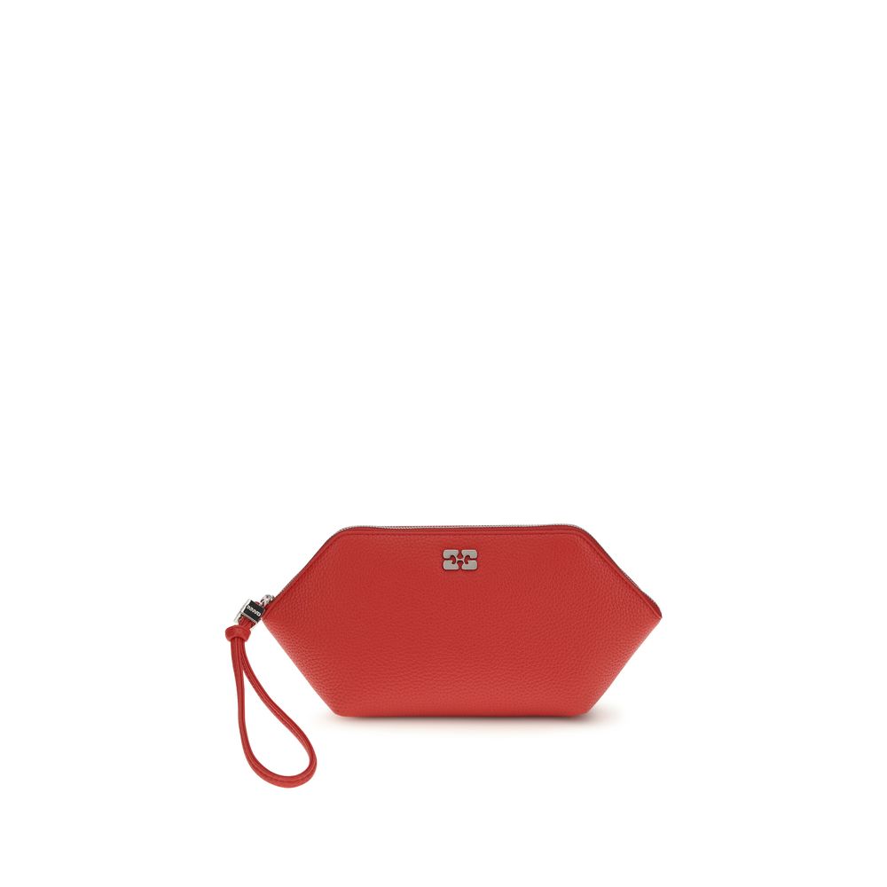 Multicolor Recycled Leather Clutch Bag