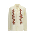 Baziszt Bicolor Cotton Pattern Shirt