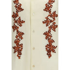 Baziszt Bicolor Cotton Pattern Shirt