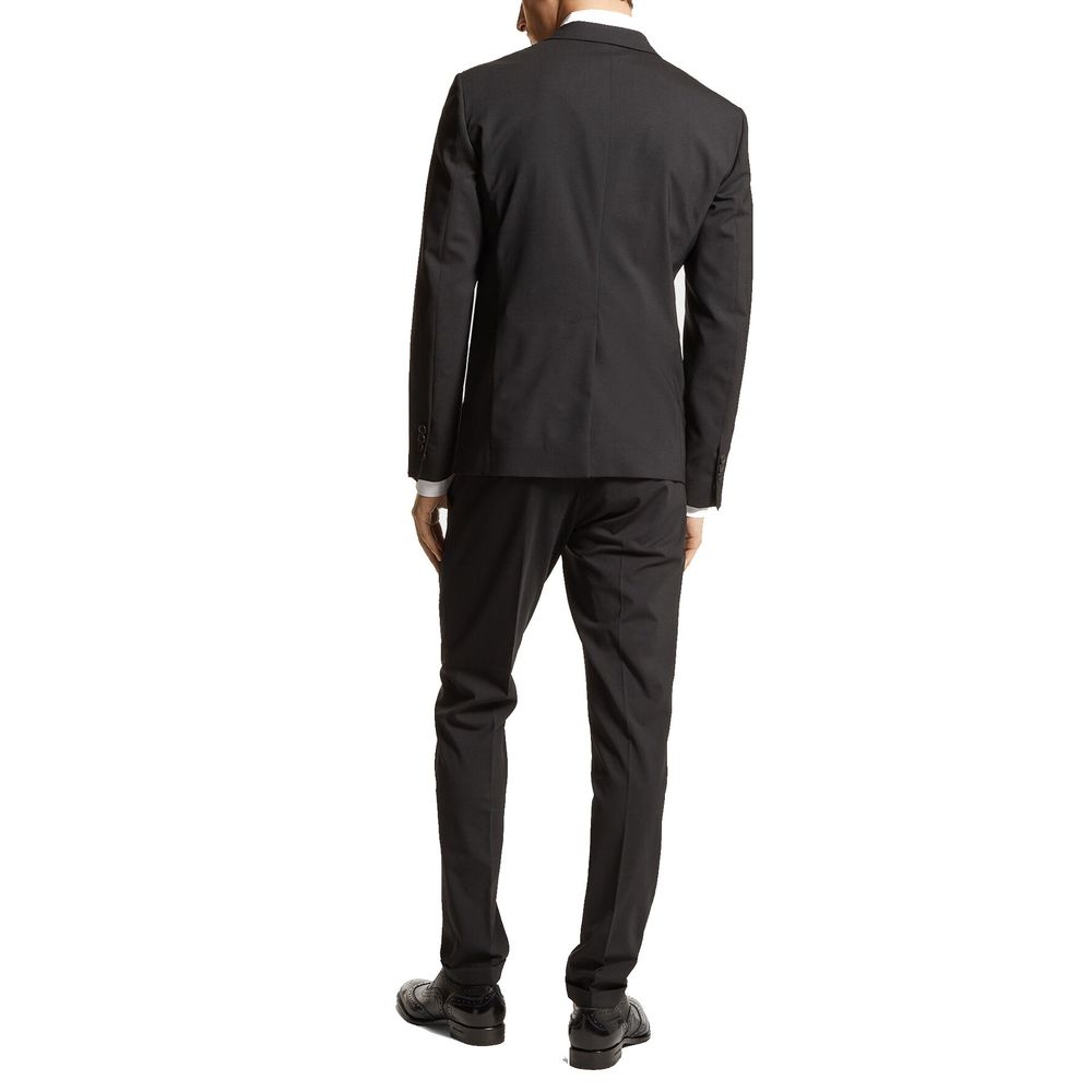 Completo Due Pezzi in Elastan Nero
