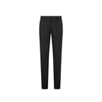 Black Elastane Two-Piece Suit