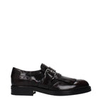 Red Leather Slip-On Loafers