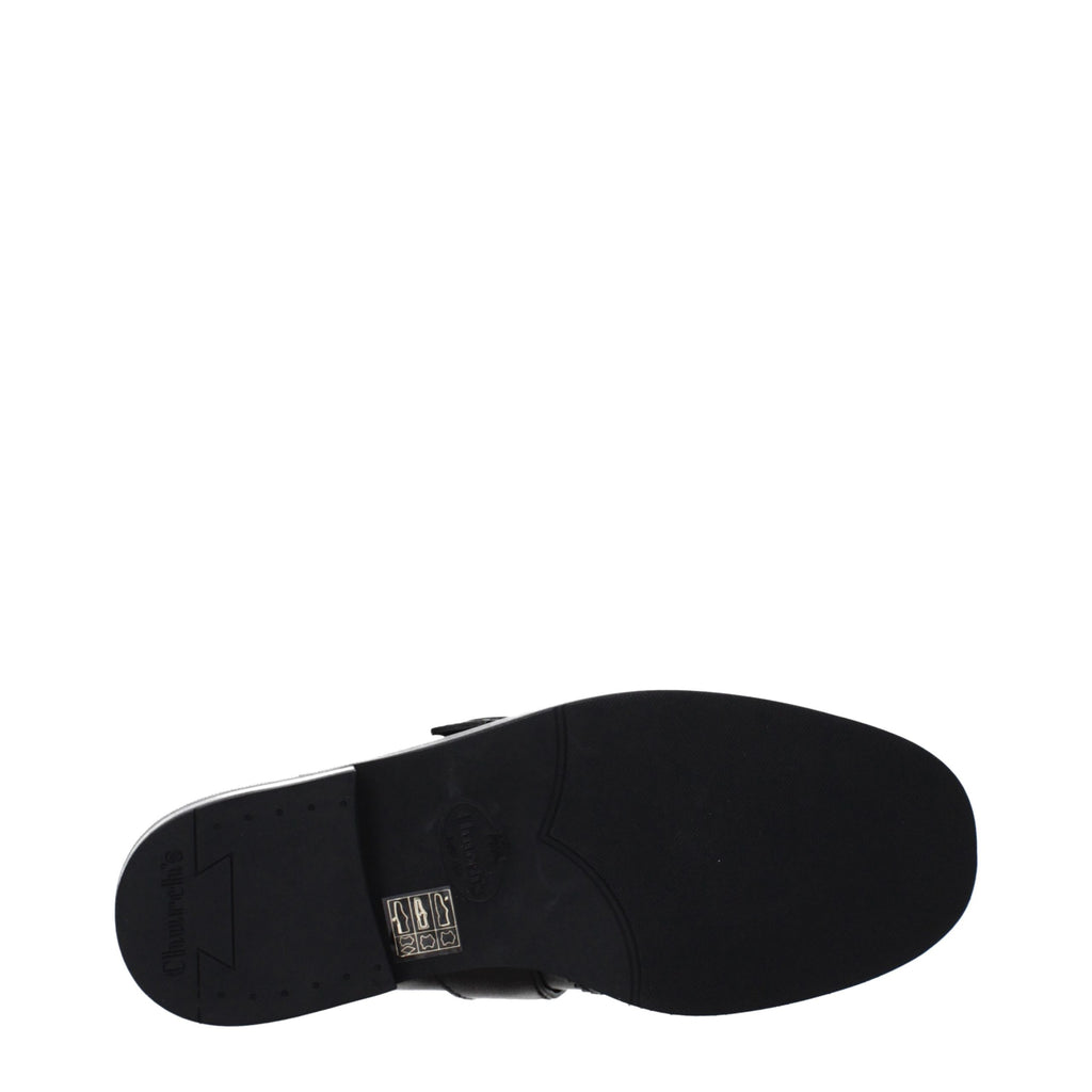 Red Leather Slip-On Loafers