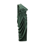 Bicolor Polyester Casual Dress