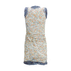 Multicolor Cotton Casual Dress