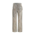 Graue Slim Fit Jeans aus Baumwolle