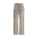 Graue Slim Fit Jeans aus Baumwolle