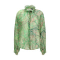 Camicia in seta fantasia bicolore
