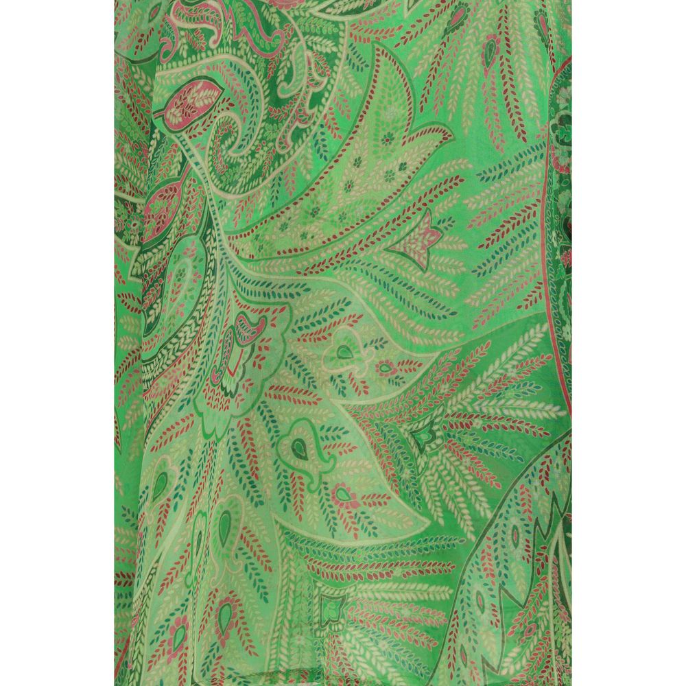 Camicia in seta fantasia bicolore