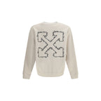 Beige Cotton Sweatshirt