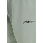 Bicolor Cotton Bermuda Shorts