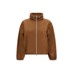 Brauner Polyester-Regenmantel