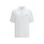 White Cotton Polo Shirt