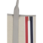 Gray Fabric Shoulder Bag