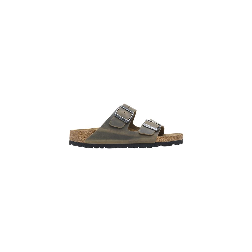 Bicolor-Ledersandalen