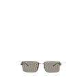 Sonnenbrille aus silbernem Metall