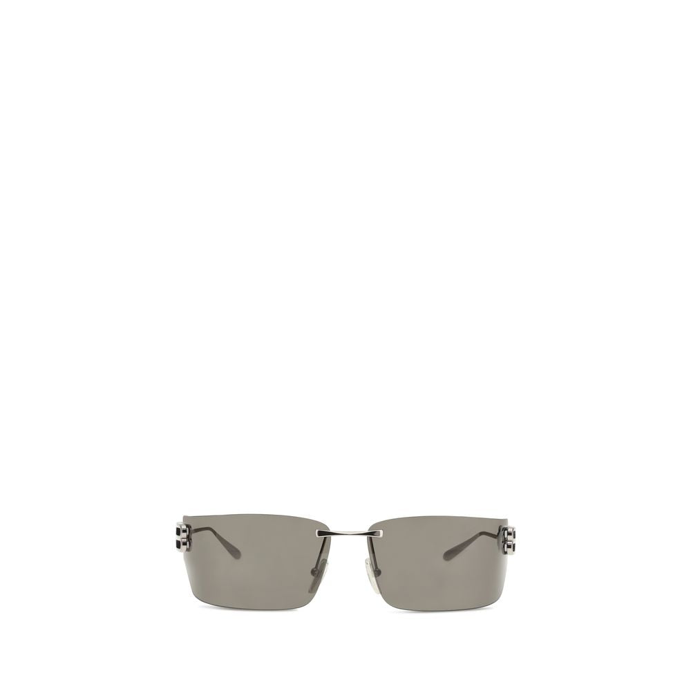 Sonnenbrille aus silbernem Metall
