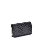 Black Calf Leather Bos Taurus Shoulder Bag