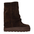 Braune Stiefeletten aus Leder