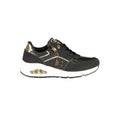 Damen-Sneaker aus schwarzem Polyester
