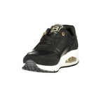 Damen-Sneaker aus schwarzem Polyester