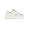 Weiße Polyurethan Damen Sneaker